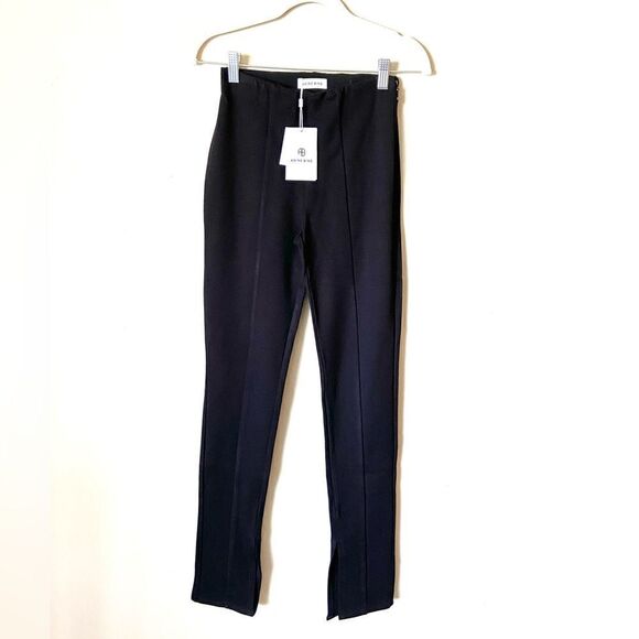 NWT Anine Bing Black Pants Leggings Slim Size 4 - Picture 9 of 14